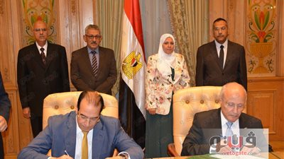 محافظ الدقهلية يوقع بروتوكول تعاون مع وزارة الإنتاج الحربي