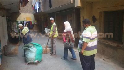 حي العجوزة يستكمل أعمال «حلوة يا بلدي» بميت عقبة