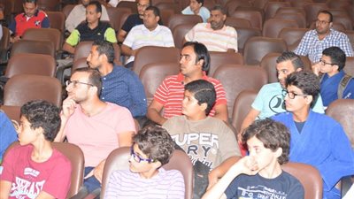 بالصور.. أسامة غنيم يشرح خطورة المنشطات في ندوة «الصيد»