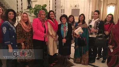 زوجات الدبلوماسيين الآسيويين يستعدون لافتتاح السوق الخيرية بالقاهرة