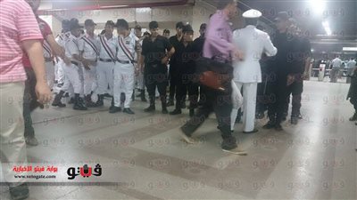 بالصور.. انتشار أمني مكثف بمحطة مترو «السادات»