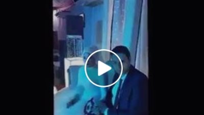 بالفيديو.. عروس تركض تاركة عريسها بسبب مفاجأة شقيقها
