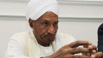 الصادق المهدي: انفصال كردستان خطر.. ولكم في تمزق السودان عبرة