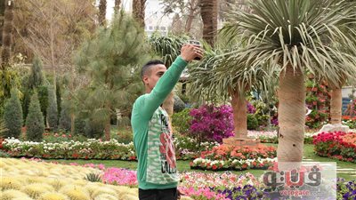 وزيرا الزراعة والري ومحافظ الجيزة يفتتحون معرض زهور الربيع بالأورمان