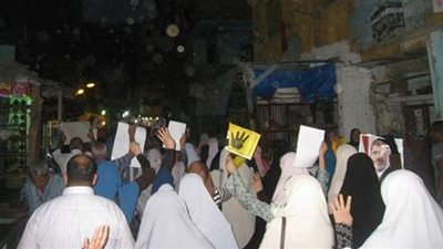 مسيرتان لعناصر الإرهابية بشرق الإسكندرية ليلا