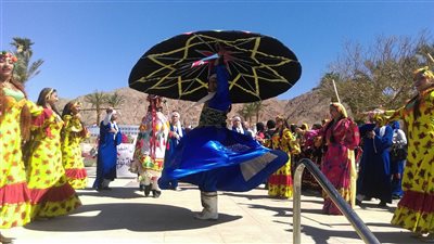 6 وزراء في احتفالات جنوب سيناء بذكرى تحرير طابا.. وزير الآثار: أرض الفيروز مطمع على مر العصور بسبب كنوزها.. فودة: طفرة في عهد السيسي.. شيخ الحويطات: رصدنا تحركات العدو