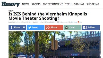 موقع أمريكي يرجح عدم مسئولية «داعش» عن هجوم فيرنهايم الألمانية