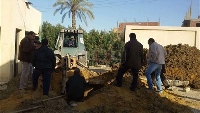«مياه القناة»: انتهاء إصلاح الأعطال بقطاعي السويس والإسماعيلية (صور)