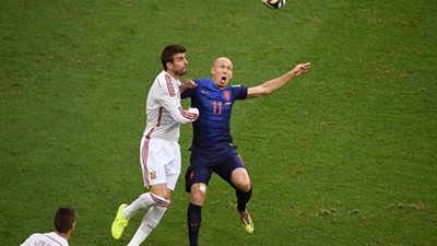 «روبن» أفضل لاعب في لقاء هولندا وإسبانيا