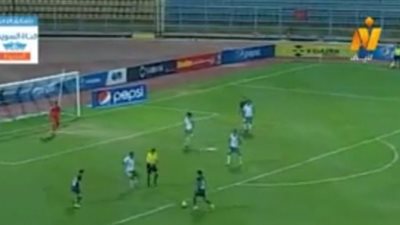 بالفيديو.. أحمد جعفر يتقدم بالهدف الثالث لإنبي في المصري