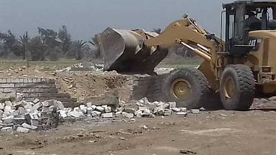 أمن الجيزة: تنفيذ ٥ قرارات إزالة تعديات على أراضي الدولة