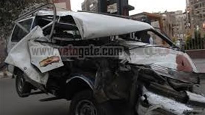 مصرع طفل وإصابة 12 في حادث تصادم بالمنيا
