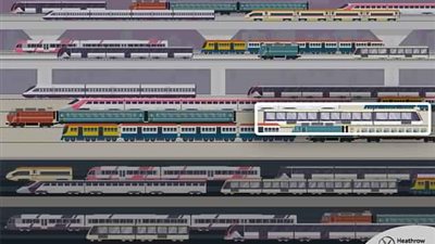 لغز القطارات يثير ضجة عبر الإنترنت (صور)