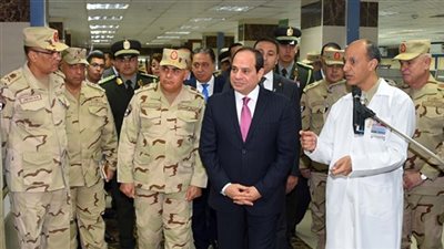 السيسي يختتم جولته التفقدية بمشروعات تنمية شرق بورسعيد