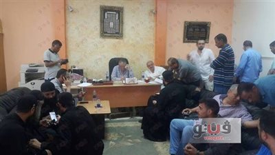 أهالي بني سويف يتوافدون على مستشفى مغاغة للبحث عن جثث ذويهم