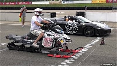 بالفيديو.. 9.5 مليون مشاهدة لـ«موتسكيل» يسبق سيارة فيراري