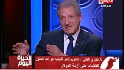 فخري الفقي: تعويم الجنيه ينهي أزمة الدولار