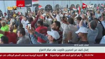 إقبال كثيف من المصريين بالكويت على مراكز الاقتراع (فيديو)