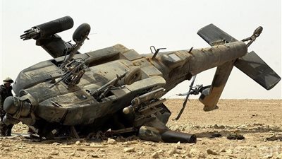 تحطم مروحية عسكرية تابعة للتحالف العربي في اليمن
