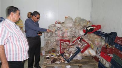 بالصور.. ضبط 3 أطنان لحوم ودواجن فاسدة بالإسماعيلية