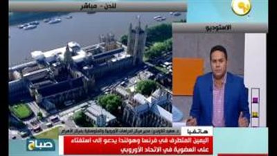 سعيد اللاوندي: خروج بريطانيا من الاتحاد الأوروبي «تسونامي»