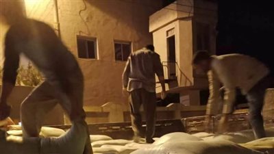 إحباط تهريب 8 أطنان دقيق مدعم بكفر الشيخ قبل تهريبها للغربية