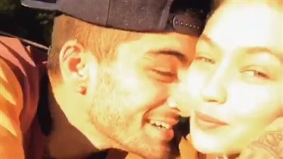 موقع إباحي يحرج زين مالك أمام جمهوره وحبيبته جيجي حداد