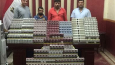 ضبط تشكيل عصابي تخصص في الإتجار بالسجائر مجهولة المصدر بدمياط