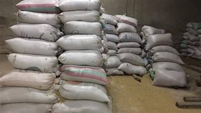 ضبط 43.5 طن أرز شعير بالمحلة