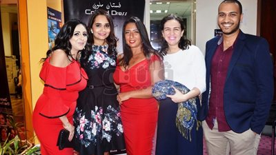 بالصور.. العرض الخاص لفيلم «فستان ملون»