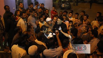 14 صورة ترصد عزاء 7 ضحايا بالحادث الإرهابي في المنيا