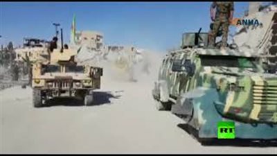 بالفيديو.. قوات سوريا الديمقراطية ترفع علمها في «دوار الجحيم»