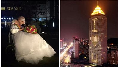 بالصورة.. زوج يعترف بحبه لأول مرة بعد 67 عاما من الزواج