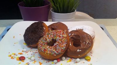 حلوى الدونات من مطبخ الشيف رنيم