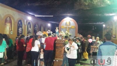 توافد الآلاف على دير «العذراء» للاحتفال بذكرى رحلة العائلة المقدسة