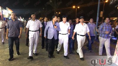 بالصور.. مدير أمن الإسماعيلية يقود حملة مفاجئة على منطقة الكورنيش