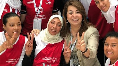 غادة والي: أبطال مصر قادرون على تحقيق إنجاز بأوليمبياد أبوظبي (صور)