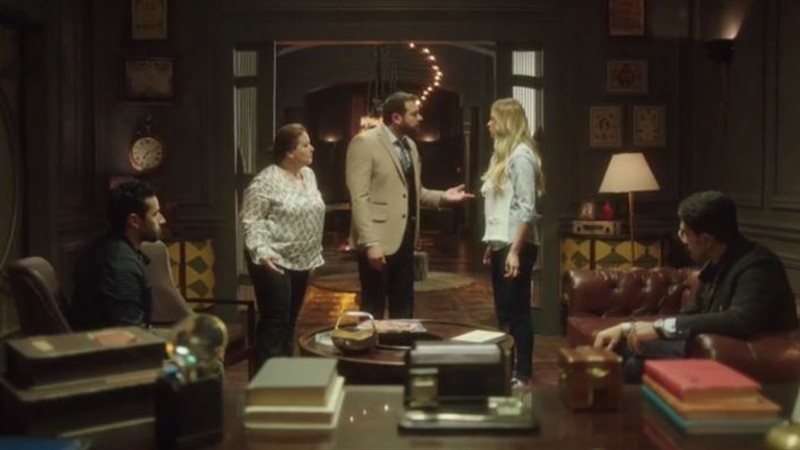 مشهد من مسلسل عشم