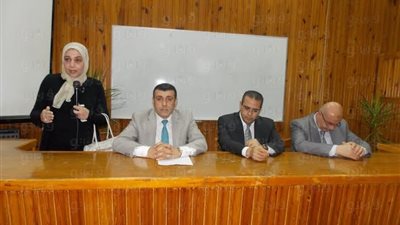 بالصور.. حفل لتأبين معيد وأستاذة بطب أسنان المنصورة