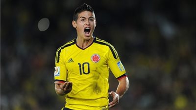 جيمس رودريجيز أفضل لاعب في مباراة كولومبيا واليونان