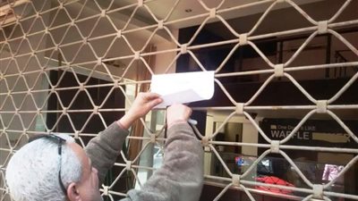 بالصور.. تشميع 7 مطاعم مخالفة بالزمالك