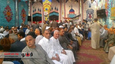 بالصور.. حفل تأبين لشهداء محافظة الشرقية بقرية التلين