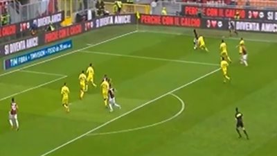 ميلان يفوز بصعوبة على كييفو فيرونا 3/ 2 (فيديو)