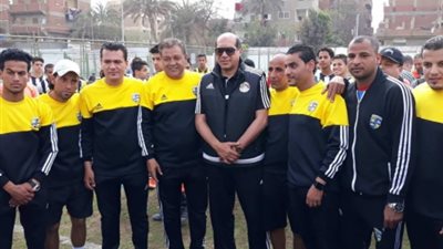 علاء نبيل يفتتح أكاديمية المقاولون الثانية بالمنوفية (صور)