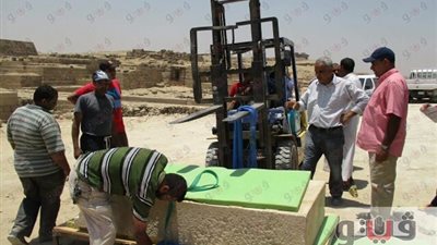 بالصور.. المتحف المصري الكبير يستقبل 33 قطعة أثرية