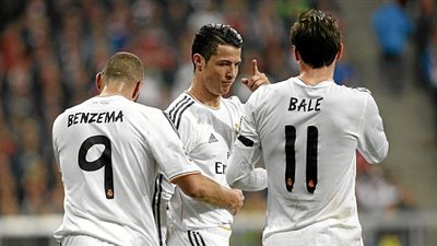 «بيل ورونالدو وبنزيمة» في هجوم الريـال أمام ليجيا وارسو