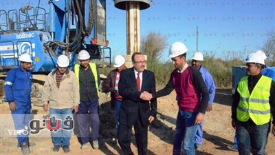 بالصور.. محافظ بني سويف يتفقد موقع محور «عدلي منصور»