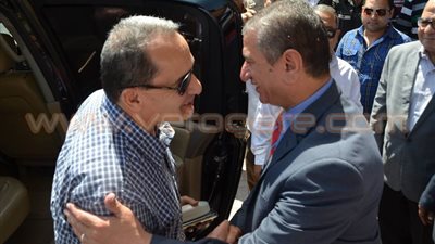 بالصور.. وزير الزراعة يصل كفر الشيخ لتفقد عدد من المشروعات
