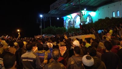 تشييع جنازة الشهيد المجند أحمد النبوي في دمياط (صور)