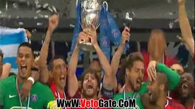 بالفيديو.. لحظات تتويج باريس سان جيرمان بكأس فرنسا